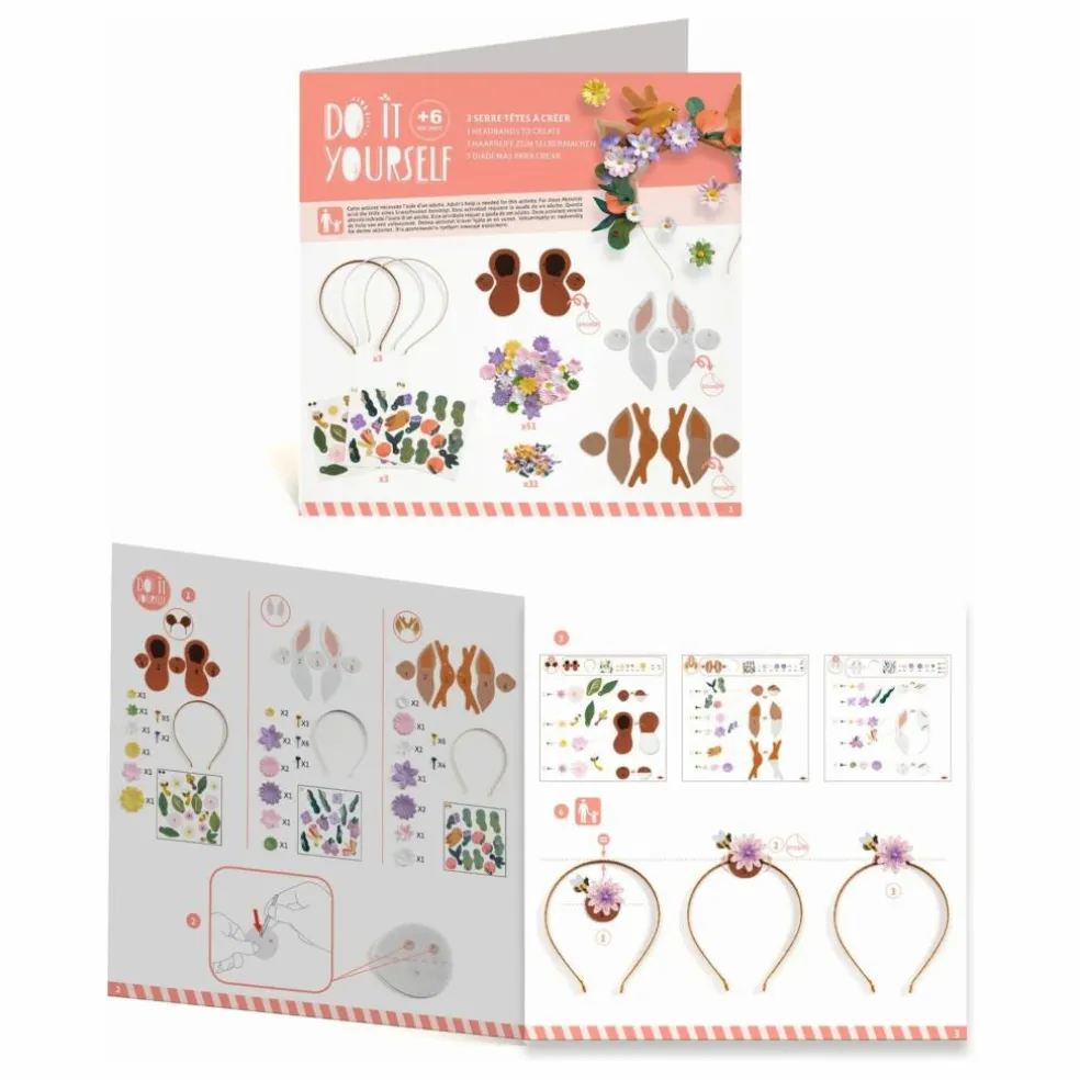 Kit DIY - Serres-têtes à créer