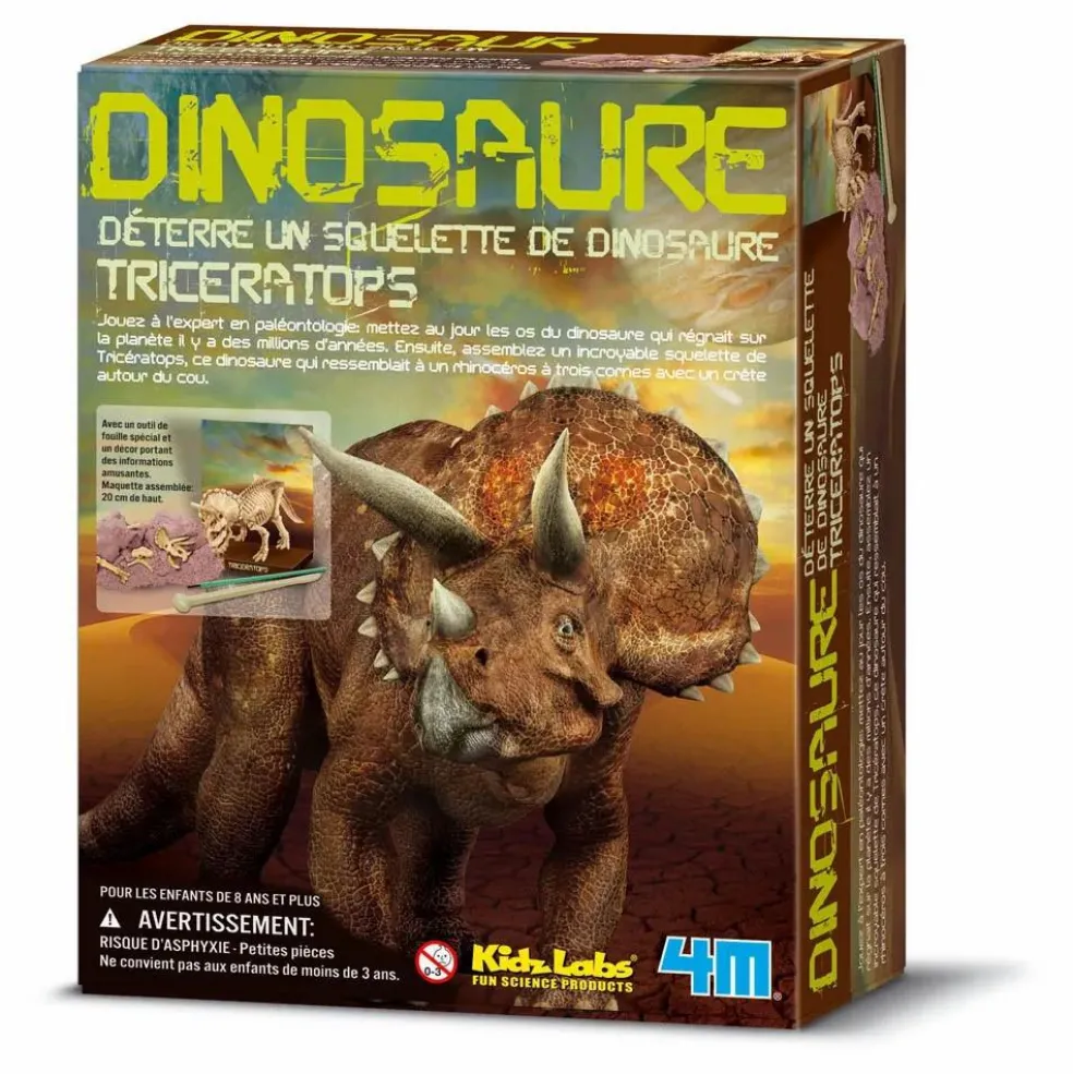 Kit déterre ton dinosaure Tricératops