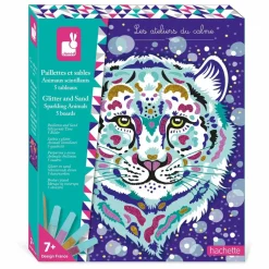 Kit sables phosphorescents et paillettes - Janod x Hachette