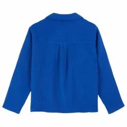 Kurta Gaze de Coton | Bleu roi