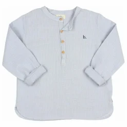 Kurta Gaze de Coton | Bleu gris
