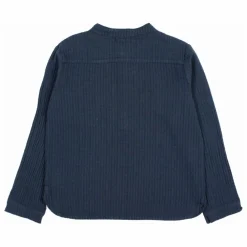 Kurta Gaze de Coton | Bleu marine