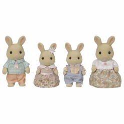 La famille lapin crème