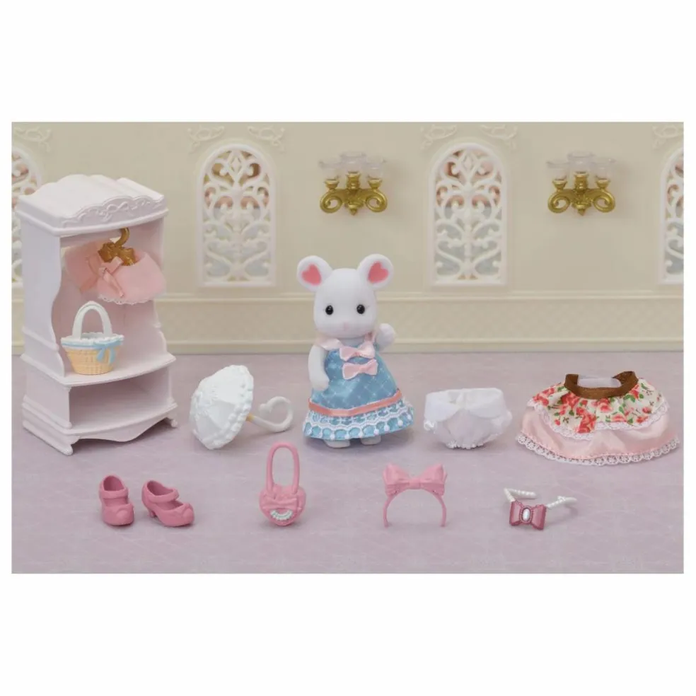 La valisette de mode et grande sœur souris marshmallow