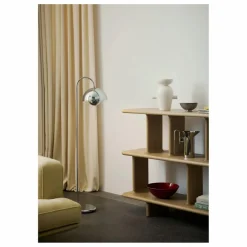 Lampadaire Flowerpot VP12, Verner Panton | Chromé