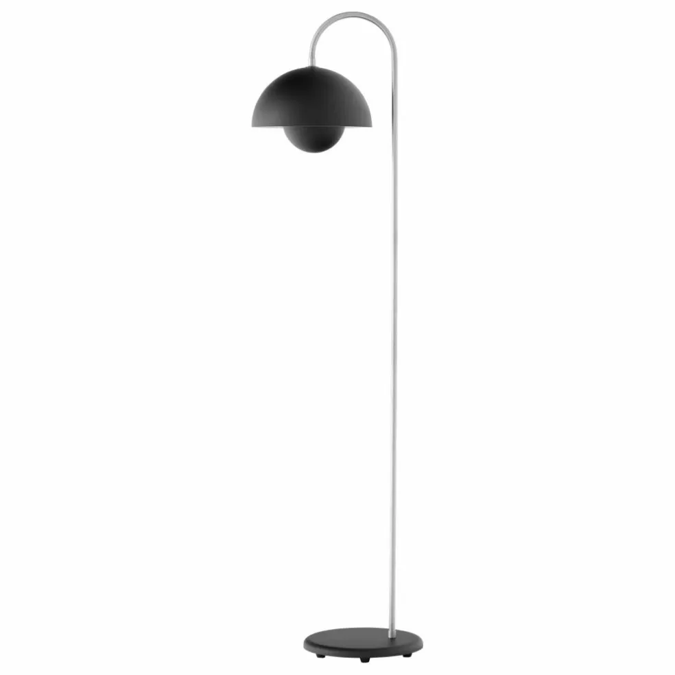 Lampadaire Flowerpot VP12, Verner Panton | Noir mat