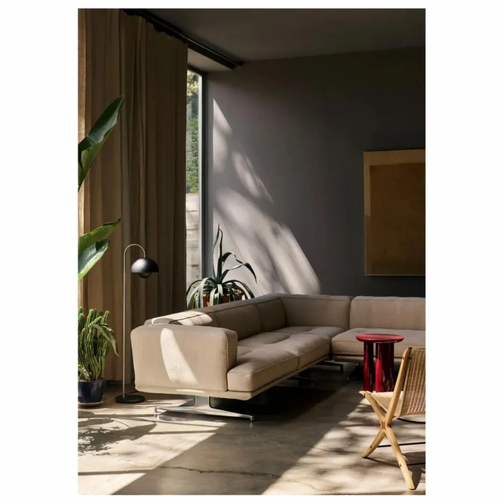 Lampadaire Flowerpot VP12, Verner Panton | Noir mat