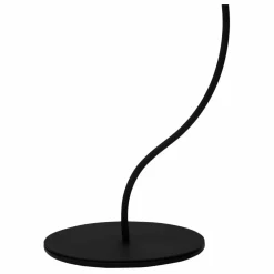 Lampadaire Kaa en métal et raphia | Noir
