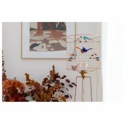 Lampadaire volière