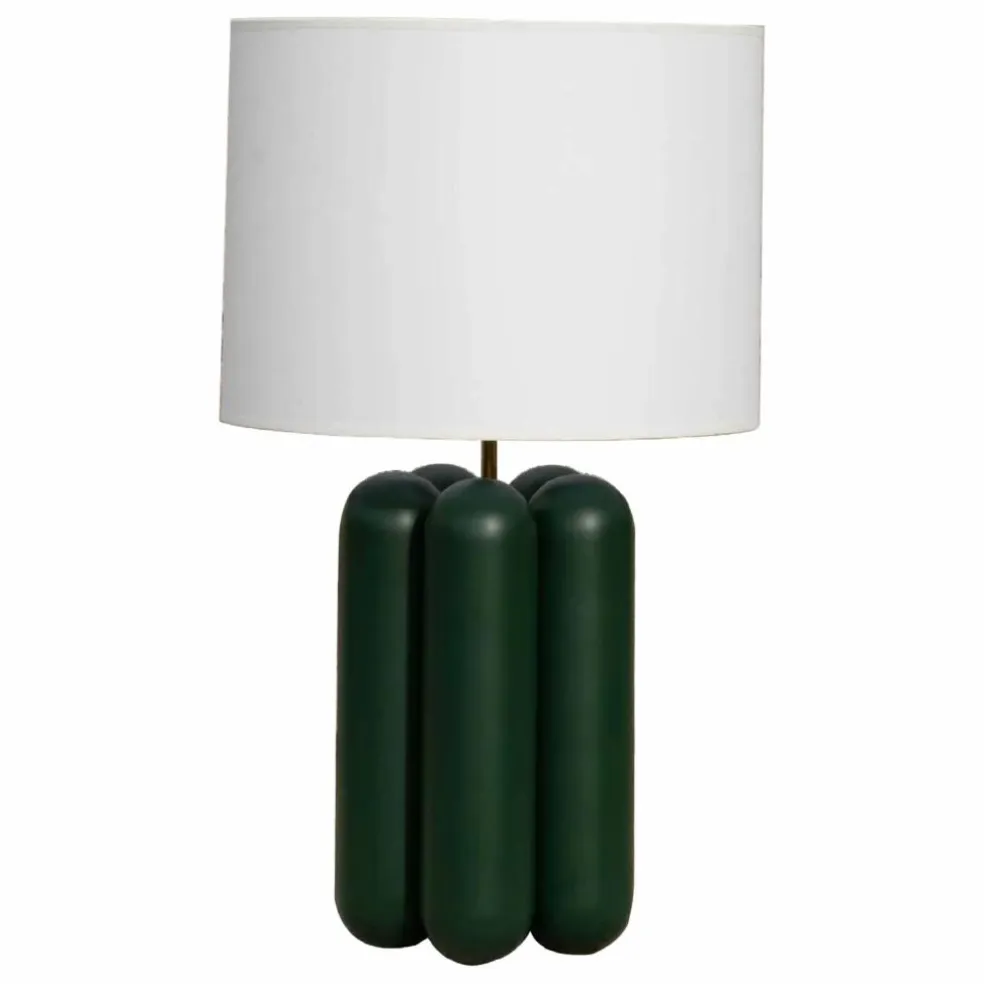 Lampe à poser Charlotte | Vert foncé