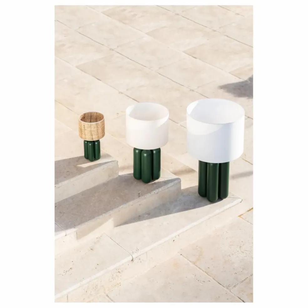 Lampe à poser Charlotte | Vert foncé