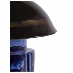 Lampe à poser en grès John, Anita Le Grelle | Bleu marine