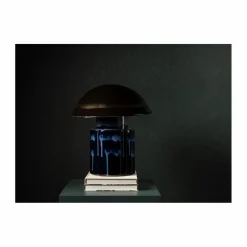 Lampe à poser en grès John, Anita Le Grelle | Bleu marine