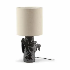 Lampe à poser en grès Paloma, Marie Michielssen | Noir