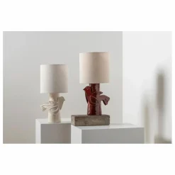 Lampe à poser en grès Paloma, Marie Michielssen | Blanc