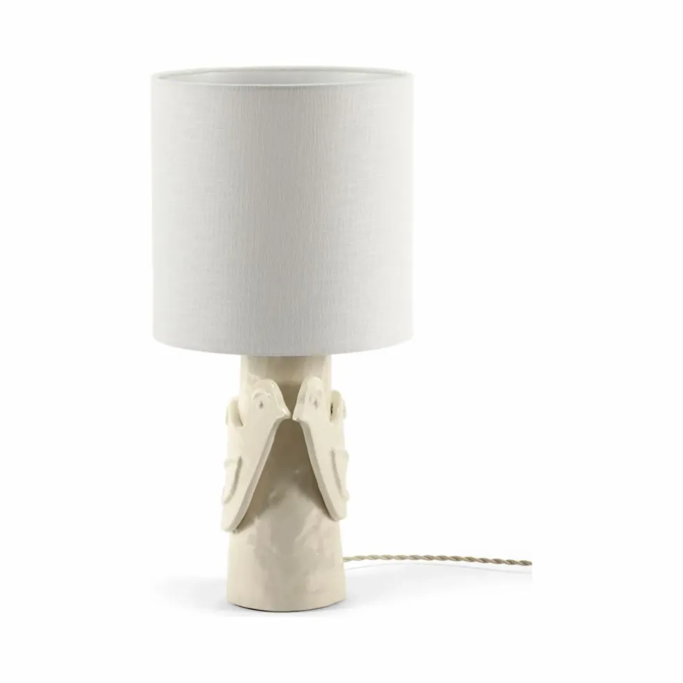 Lampe à poser en grès Paloma, Marie Michielssen | Blanc