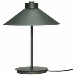 Lampe à poser en métal | Vert foncé