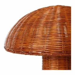 Lampe à poser en osier