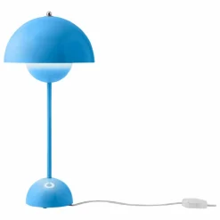 Lampe à poser Flowerpot VP3, Verner Panton | Bleu ciel