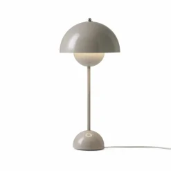Lampe à poser Flowerpot VP3, Verner Panton, 1969 | Gris