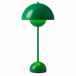 Lampe à poser Flowerpot VP3, Verner Panton, 1969 | Vert