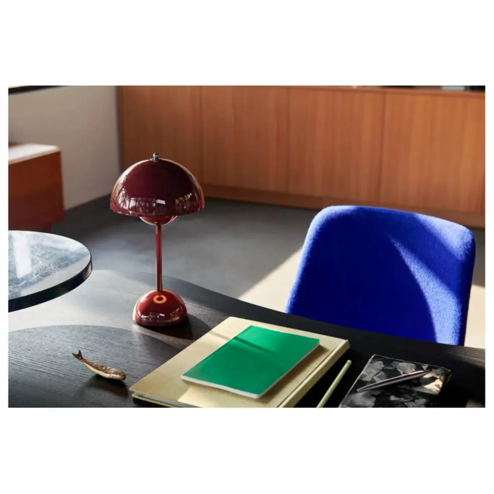 Lampe à poser Flowerpot VP3, Verner Panton, 1969 | Prune