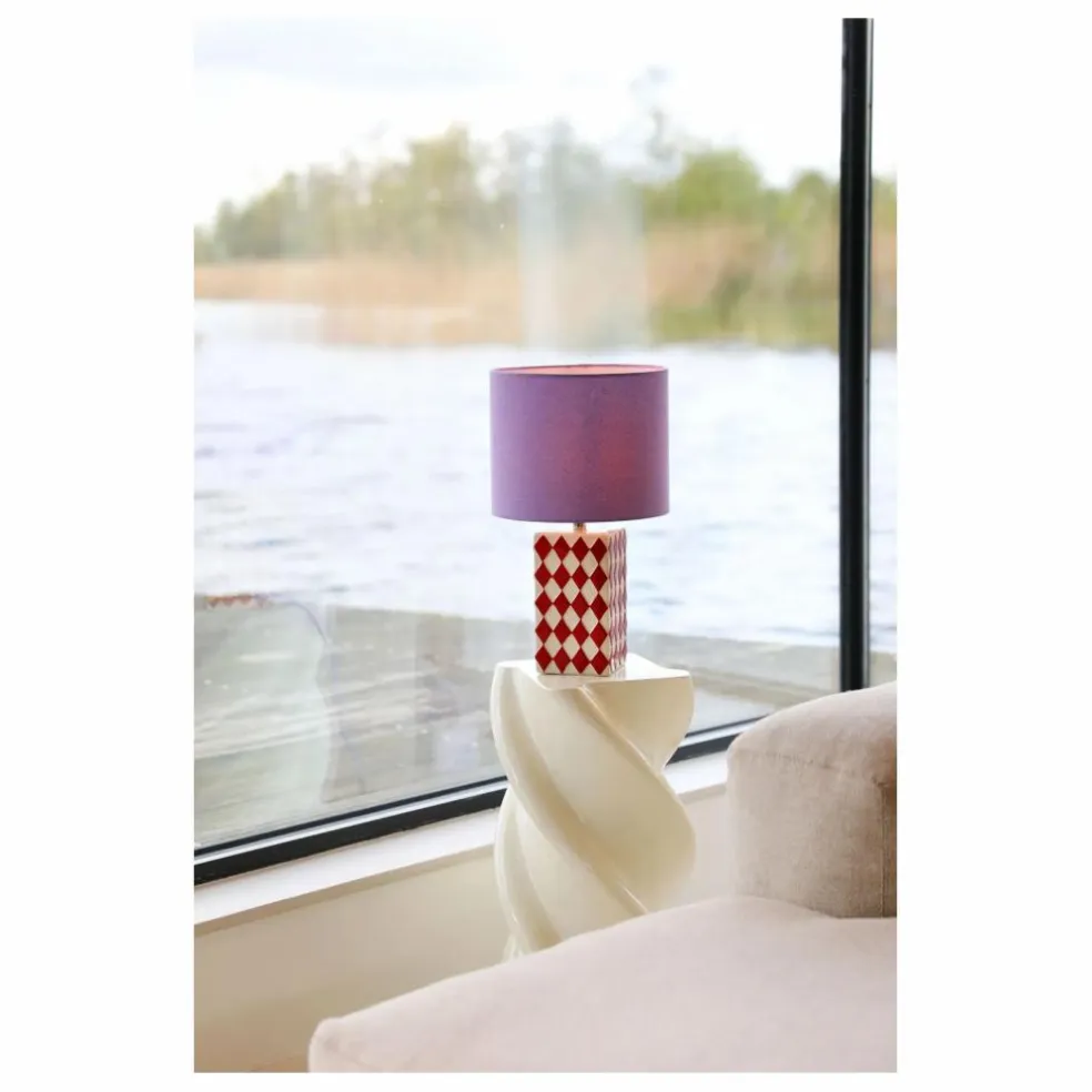 Lampe à poser Grid | Rouge