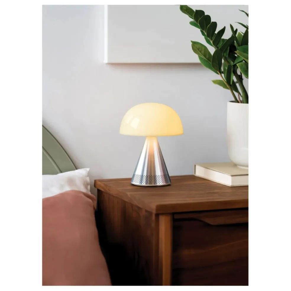 Lampe à poser Mina audio | Aluminium