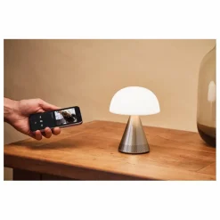 Lampe à poser Mina audio | Aluminium