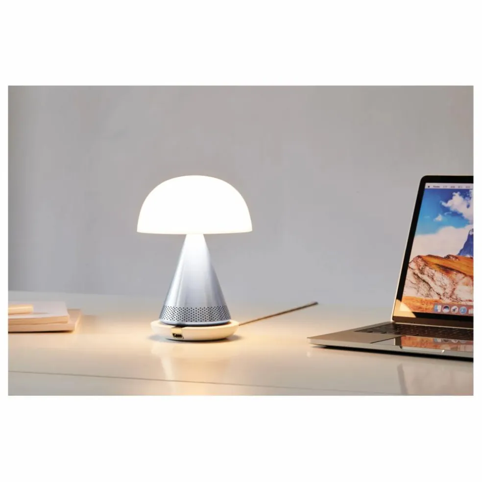 Lampe à poser Mina audio | Aluminium