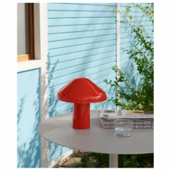 Lampe à poser Pao portative | Rouge