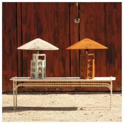 Lampe à poser Piz | Bleu ciel