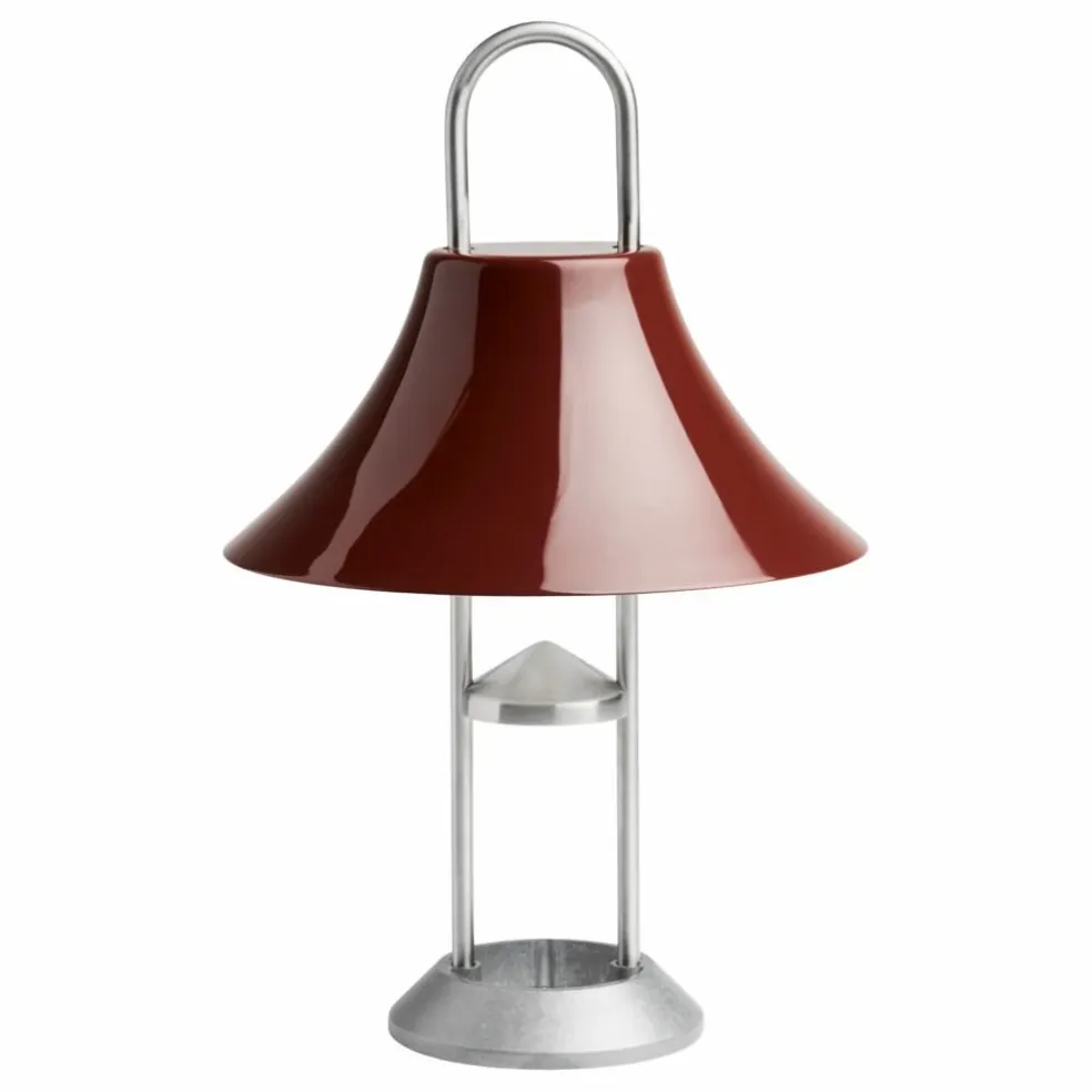 Lampe à poser portable Mousqueton - Inga Sempé | Rouge