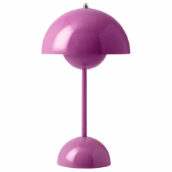 Lampe à poser portative Flowerpot VP9, Verner Panton | Rose