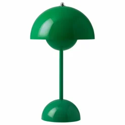 Lampe à poser portative Flowerpot VP9, Verner Panton | Vert