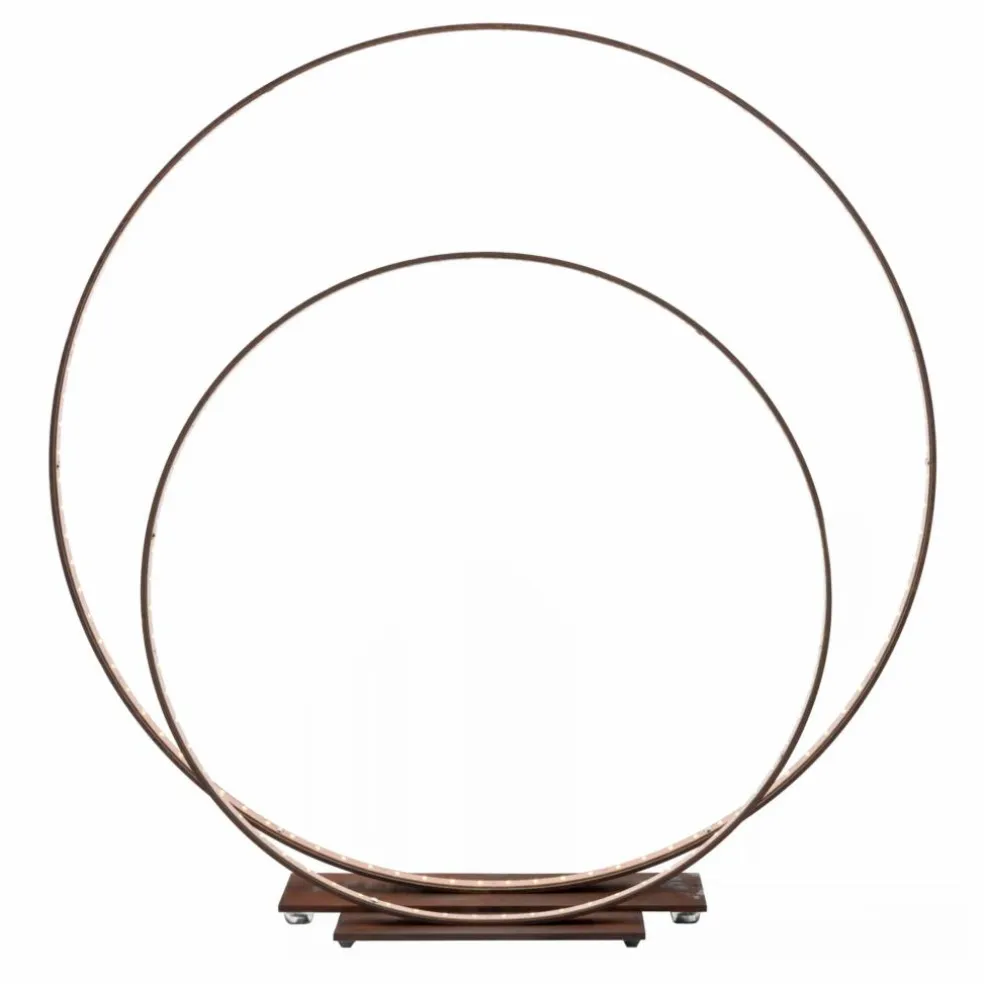 Lampe Cercle Maison de vacances x Le deun | Brun