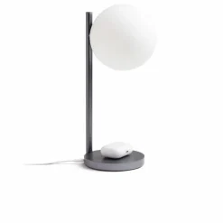 Lampe de bureau LED et support de chargement Bubble | Gris métal