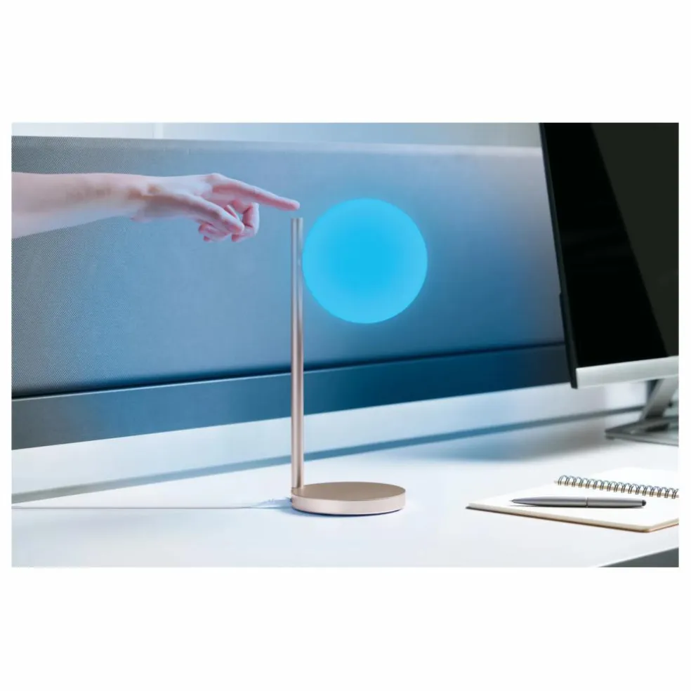 Lampe de bureau LED et support de chargement Bubble | Gold