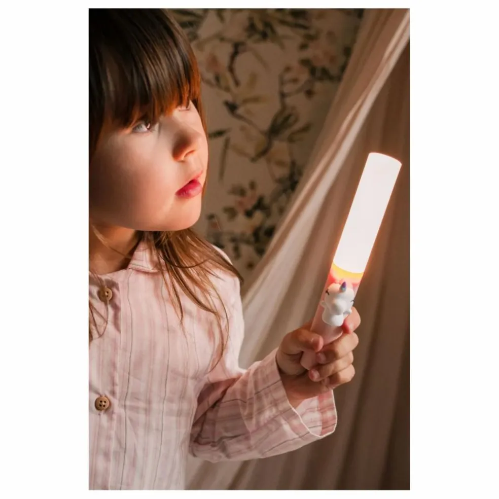 Lampe de poche Licorne | Rose