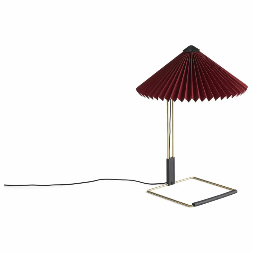 Lampe de table Matin, Inga Sempé | Rouge foncé
