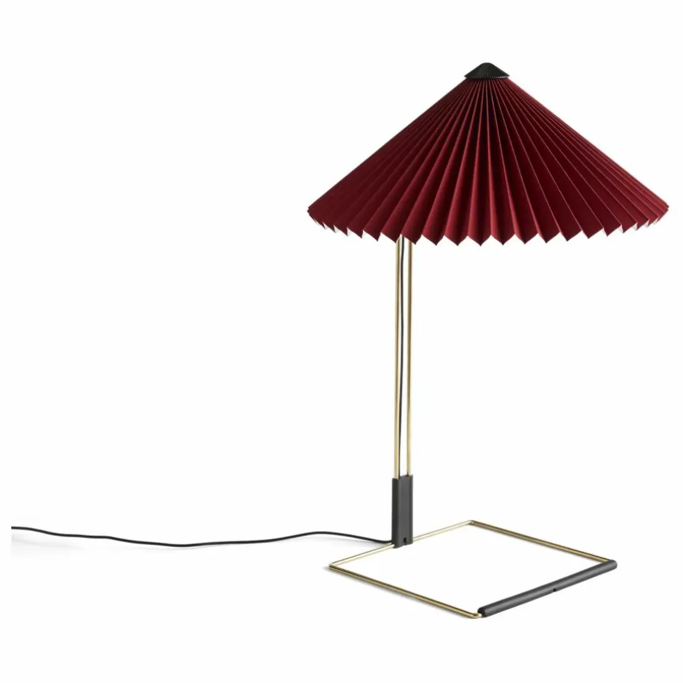 Lampe de table Matin, Inga Sempé | Rouge foncé