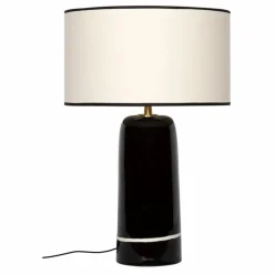 Lampe de table Sicilia H60 cm | Radis noir