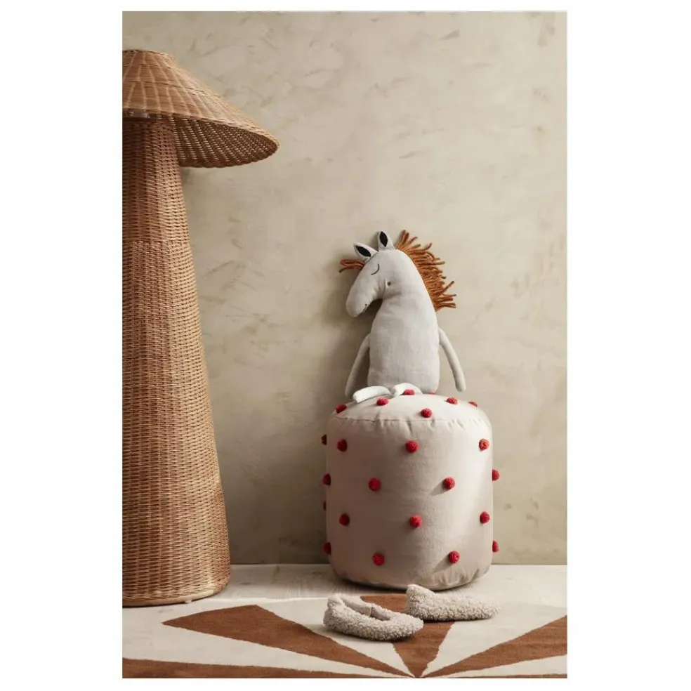 Lampe Dou en rotin