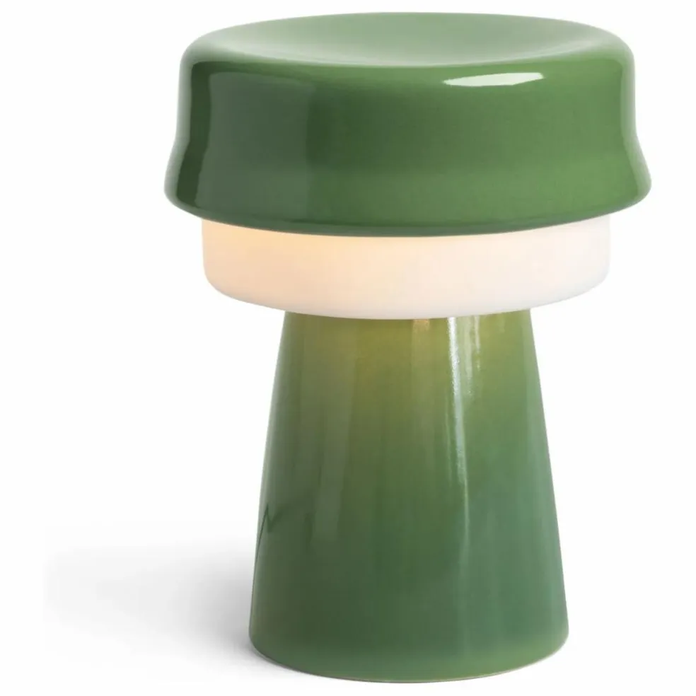 Lampe en porcelaine Hat | Vert