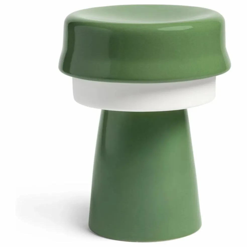 Lampe en porcelaine Hat | Vert