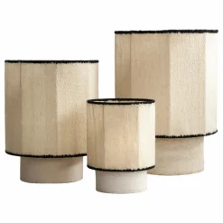 Lampe Kalé en grès | Blanc