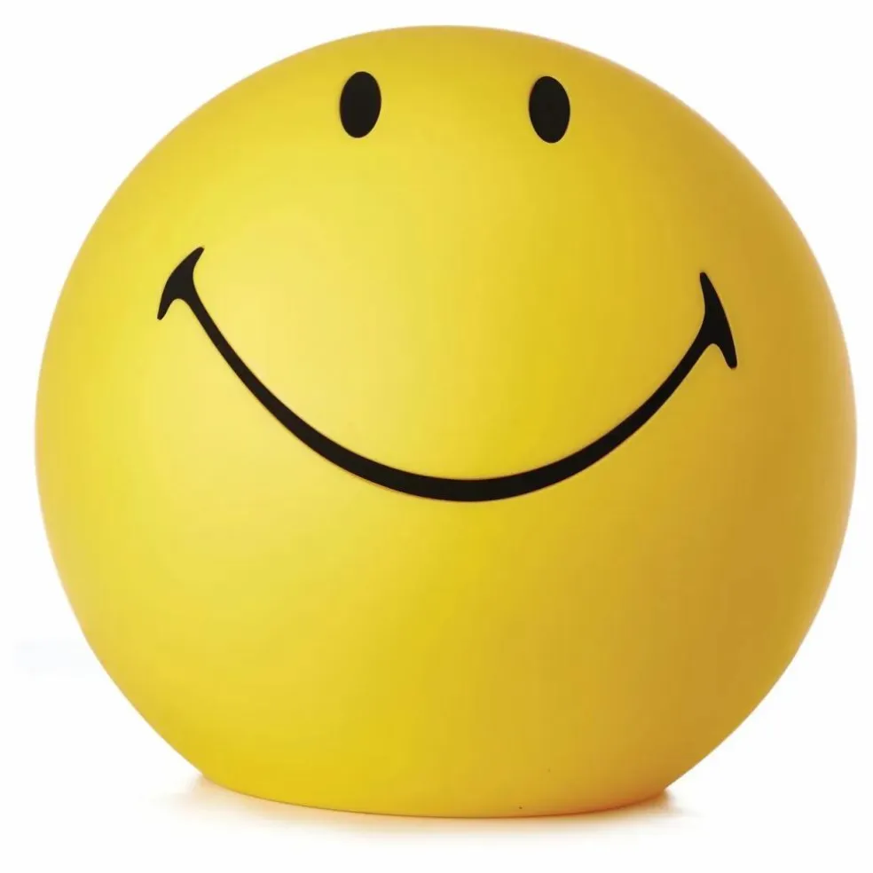 Lampe Smiley - Grand Modèle | Jaune
