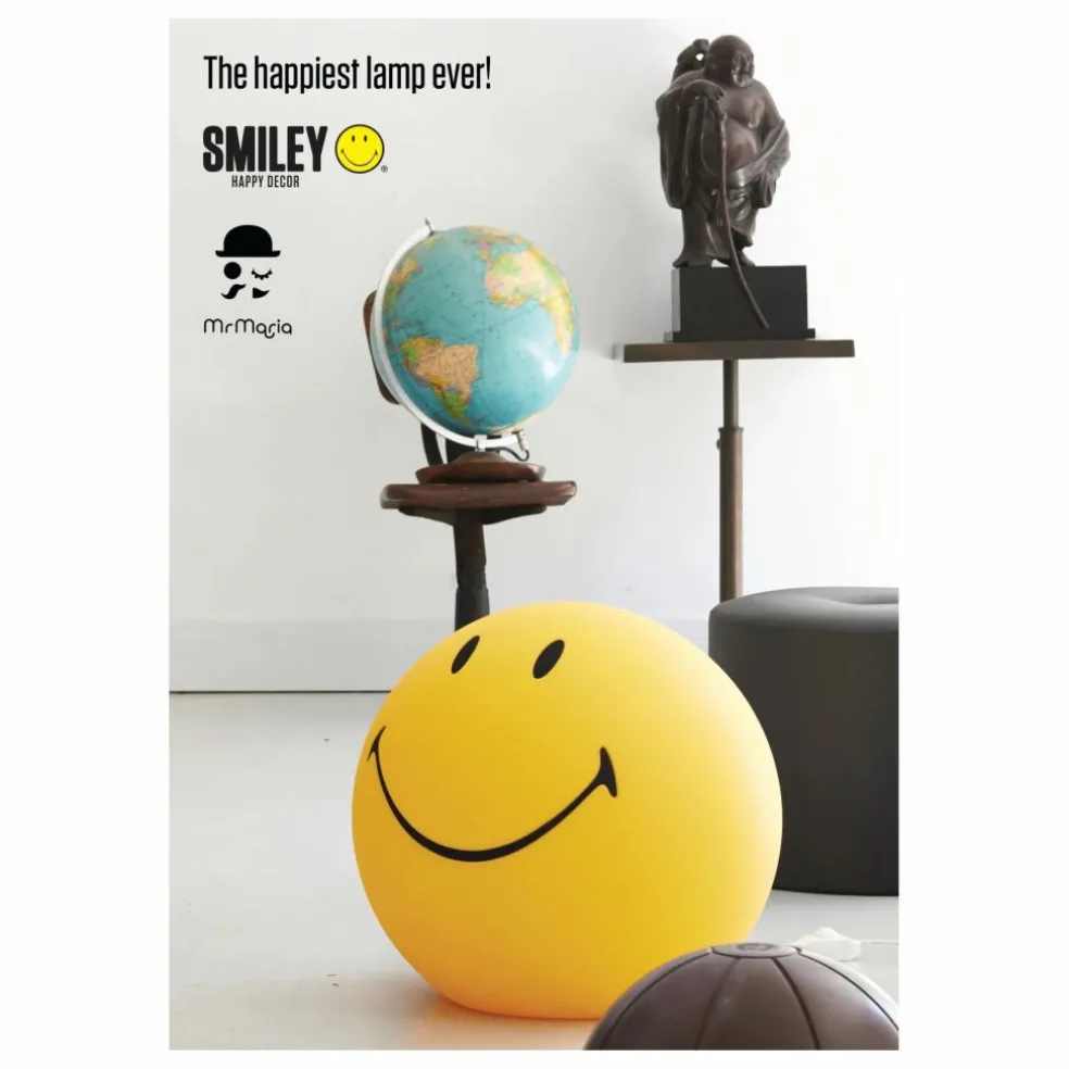 Lampe Smiley - Grand Modèle | Jaune