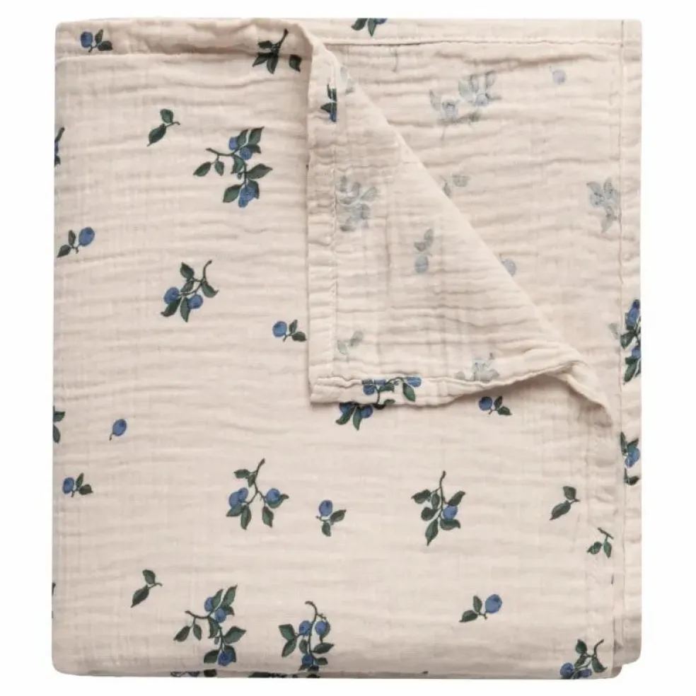 Lange Blueberry en mousseline de coton | Ivoire