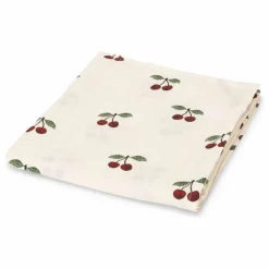 Lange d'emmaillotage en coton bio Cherry | Rouge cerise
